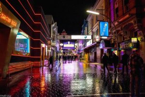 Big night out on Hamburg's Reeperbahn, the city's world renowned nightlife district. Picture: Flickr