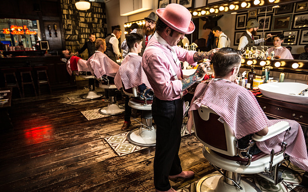 Johnny Baba (in pink hat) serving a customer. Photo: The Vain Photography | Carl Sukonik